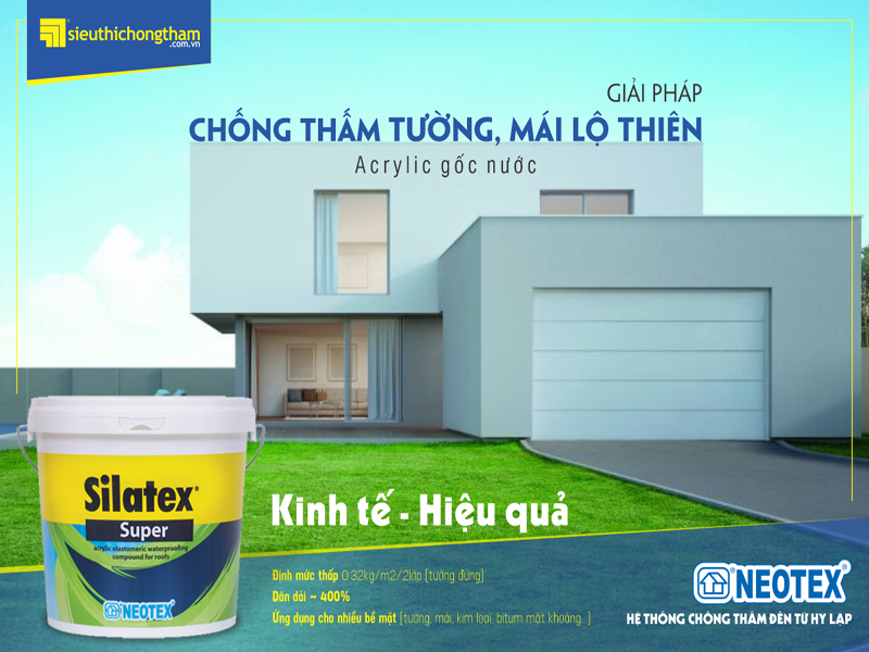 giải pháp chống thấm mái lộ thiên kinh tế hiệu quả