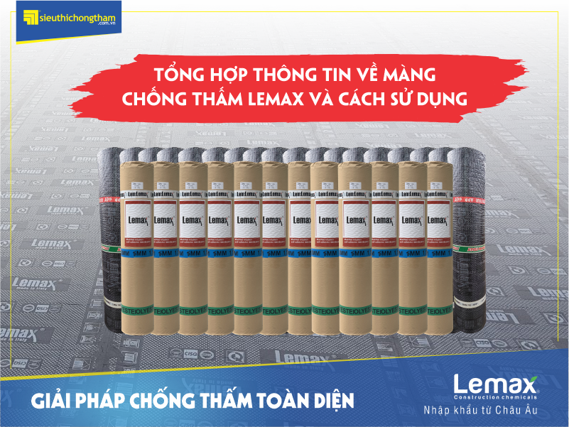 tổng hợp thông tin về màng chống thấm Lemax