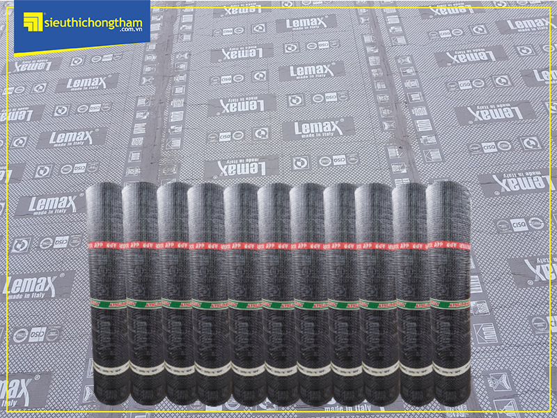 màng chống thấm khò nóng Lemax chất lượng Châu Âu thi công đơn giản