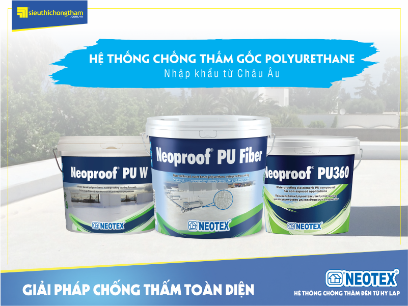 Hệ thống chống thấm gốc Polyurethane