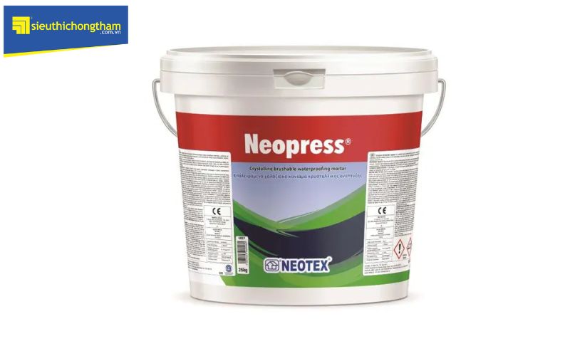 Chống thấm dột bằng vữa quét kết tinh Neopress