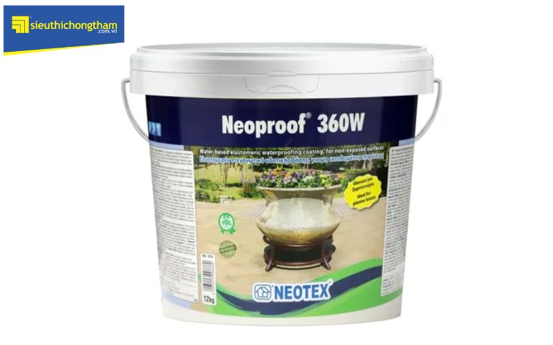 Màng chống thấm Neoproof 360W có độ đàn hồi tốt giúp chống cong vẹo khi có tác động từ bên ngoài