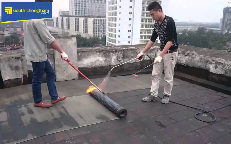 Màng chống thấm thích hợp cho khu vực có quy mô rộng như sân thượng