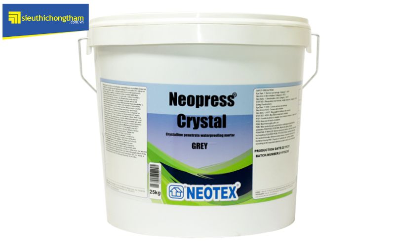 Neopress Crystal hiện là giải pháp hàng đầu cho chống thấm ẩm bể phốt