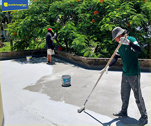 Giải pháp chống thấm mái lộ thiên dùng Revinex Roof