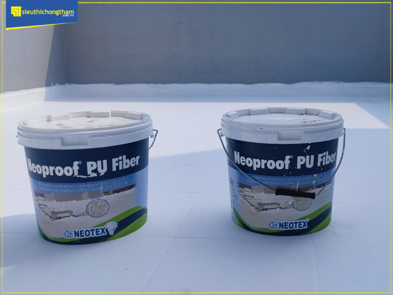 Neoproof PU Fiber - Giải pháp chống thấm ưu việt cho mái đã lát gạch 